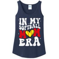 Mothers Day Gifts In My Softball Mom Era Funny Softball Mama Ladies Essential Tank