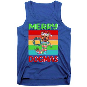 Merry Dogmas Ger Shepherd Christmas Dog Puppy Funny Xmas Great Gift Tank Top