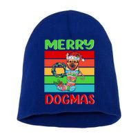 Merry Dogmas Ger Shepherd Christmas Dog Puppy Funny Xmas Great Gift Short Acrylic Beanie