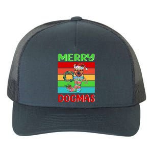 Merry Dogmas Ger Shepherd Christmas Dog Puppy Funny Xmas Great Gift Yupoong Adult 5-Panel Trucker Hat