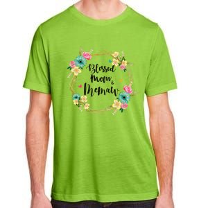 Mothers Day Gift Blessed To Be Called Memaw Adult ChromaSoft Performance T-Shirt