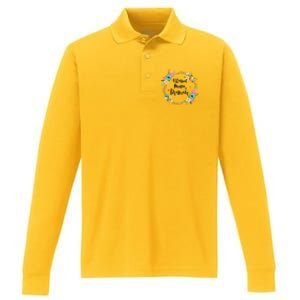 Mothers Day Gift Blessed To Be Called Memaw Performance Long Sleeve Polo