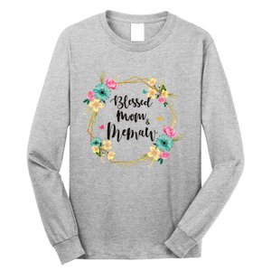 Mothers Day Gift Blessed To Be Called Memaw Long Sleeve Shirt