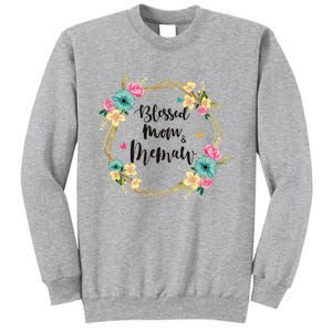 Mothers Day Gift Blessed To Be Called Memaw Sweatshirt