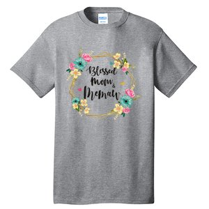 Mothers Day Gift Blessed To Be Called Memaw Tall T-Shirt