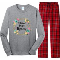 Mothers Day Gift Blessed To Be Called Memaw Long Sleeve Pajama Set