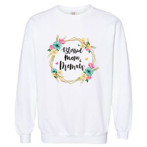 Mothers Day Gift Blessed To Be Called Memaw Garment-Dyed Sweatshirt