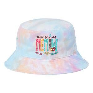 Mothers Day Gift Blessed To Be Called Memaw Tie Dye Newport Bucket Hat