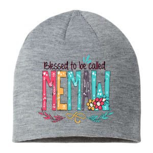 Mothers Day Gift Blessed To Be Called Memaw Sustainable Beanie