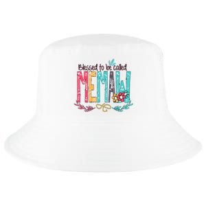 Mothers Day Gift Blessed To Be Called Memaw Cool Comfort Performance Bucket Hat