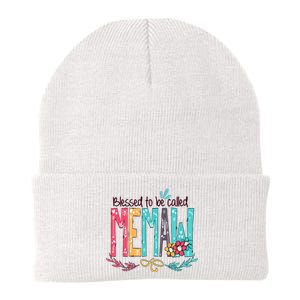 Mothers Day Gift Blessed To Be Called Memaw Knit Cap Winter Beanie