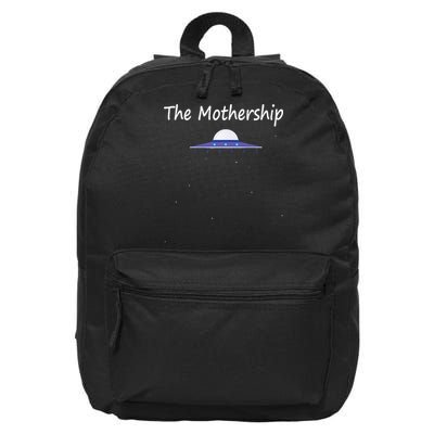 Mothers Day Gift New Moms Mothership Sci Fi Aliens 16 in Basic Backpack