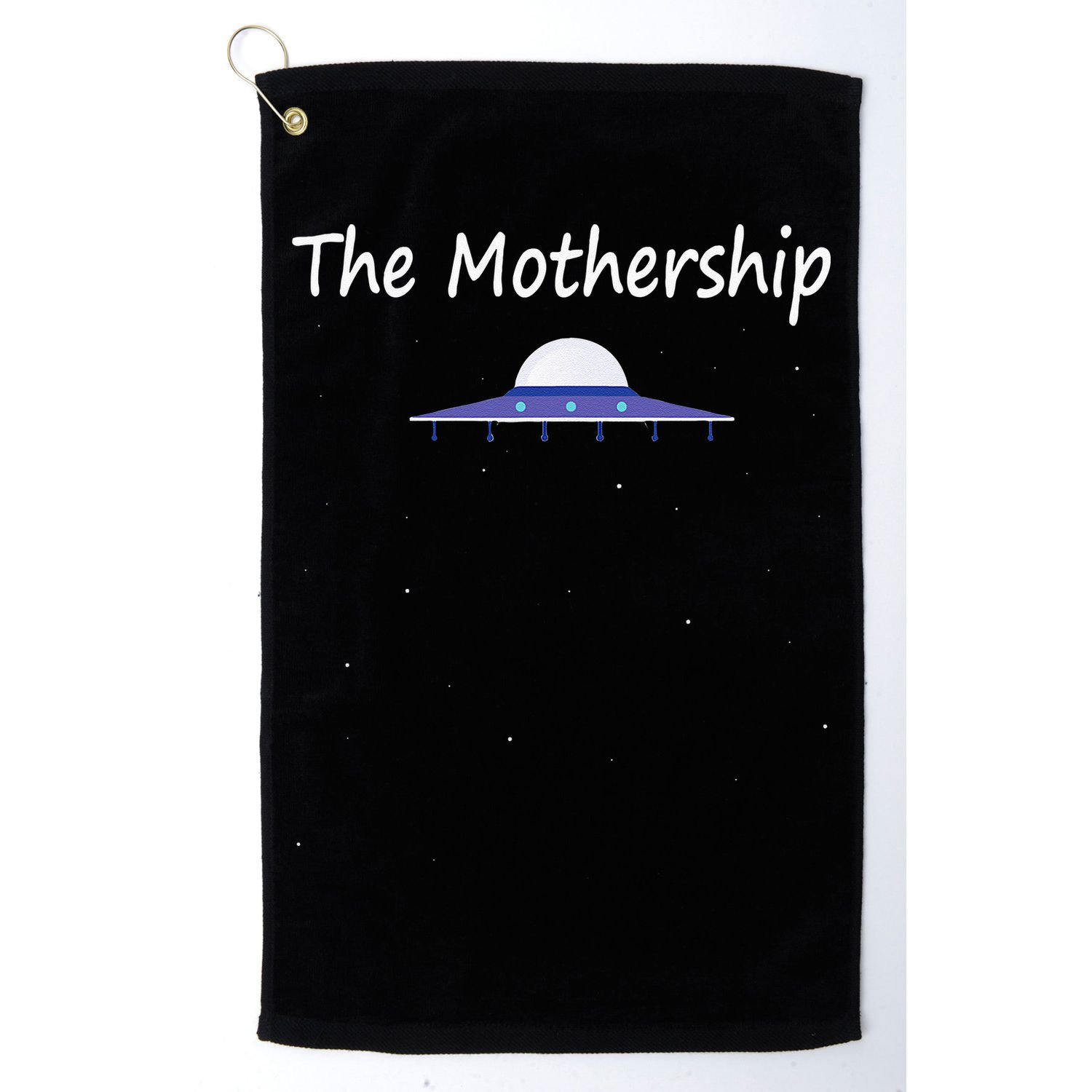 Mothers Day Gift New Moms Mothership Sci Fi Aliens Golf Towel