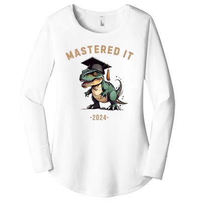 Masters Degree Graduation 2024 Mastered It Women's Perfect Tri Tunic Long Sleeve Shirt