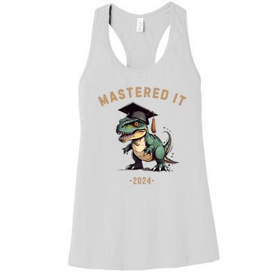 Masters Degree Graduation 2024 Mastered It Women's Racerback Tank