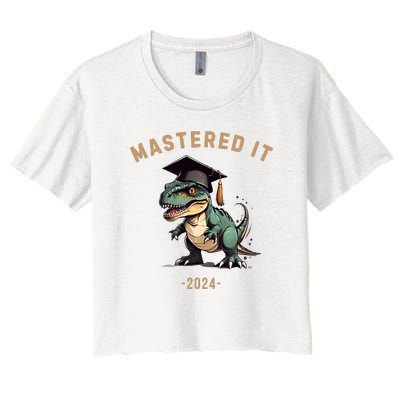 Masters Degree Graduation 2024 Mastered It Women's Crop Top Tee