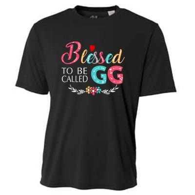 Mothers Day Gift Blessed To Be Called Gg Cooling Performance Crew T-Shirt