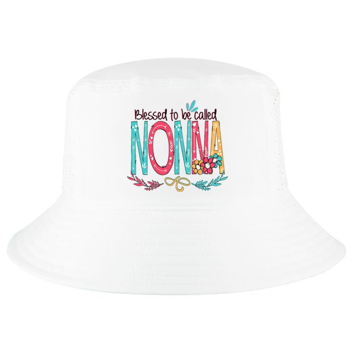 Mothers Day Gift Blessed To Be Called Nonna Cool Comfort Performance Bucket Hat