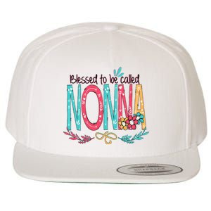 Mothers Day Gift Blessed To Be Called Nonna Wool Snapback Cap