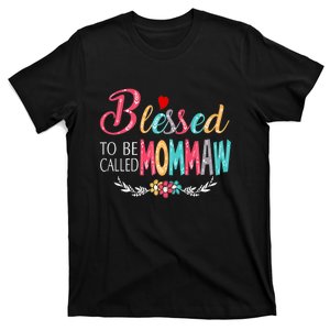 Mothers Day Gift Blessed To Be Called Mommaw T-Shirt