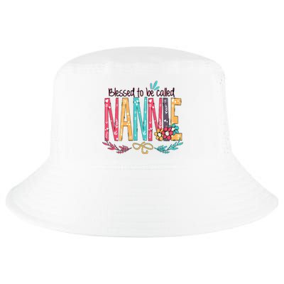 Mothers Day Gift Blessed To Be Called Nannie Cool Comfort Performance Bucket Hat