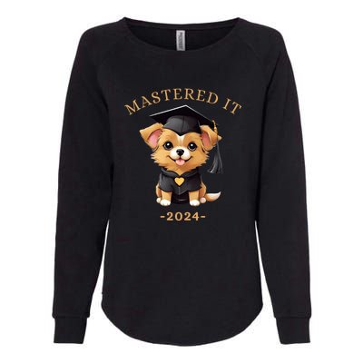 Masters Degree Graduation 2024 Mastered It Womens California Wash Sweatshirt