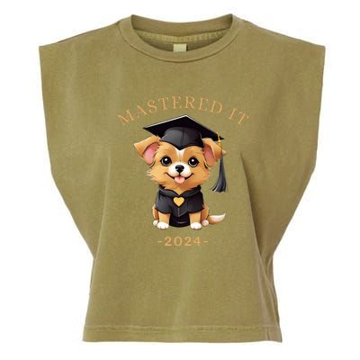 Masters Degree Graduation 2024 Mastered It Garment-Dyed Women's Muscle Tee