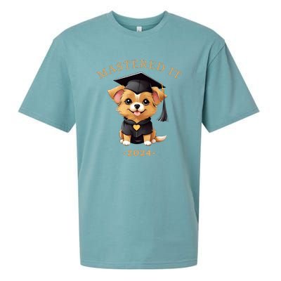 Masters Degree Graduation 2024 Mastered It Sueded Cloud Jersey T-Shirt