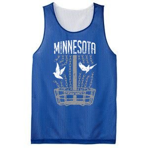 Minnesota Disc Golf Player Breaking Chains Birdie Gift Mesh Reversible Basketball Jersey Tank