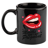 Mouths DonT Get Pregnant Inappropriate Humor Adult Jokes 11oz C Handle Ceramic Mug