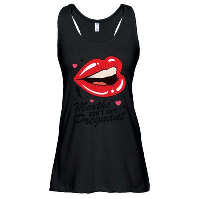 Mouths DonT Get Pregnant Inappropriate Humor Adult Jokes Ladies Essential Flowy Tank