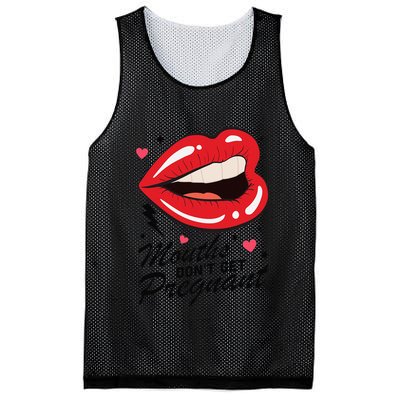Mouths DonT Get Pregnant Inappropriate Humor Adult Jokes Mesh Reversible Basketball Jersey Tank