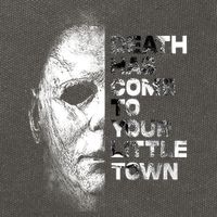 Michael Death Has Come To Your Little Town Halloween Death Has Come To You Cotton Canvas Backpack