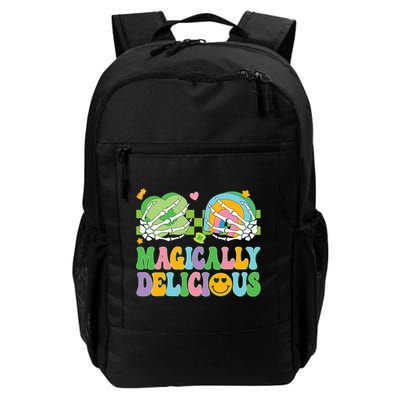 Magically Delicious Hippie St Patrick's Day Skeleton Charms Backpack
