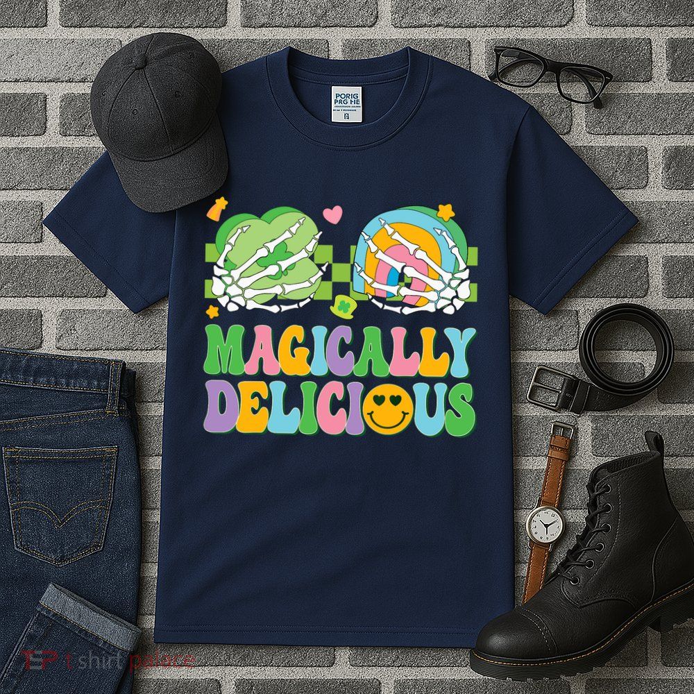 Magically Delicious Hippie St Patrick's Day Skeleton Charms Tall T-Shirt
