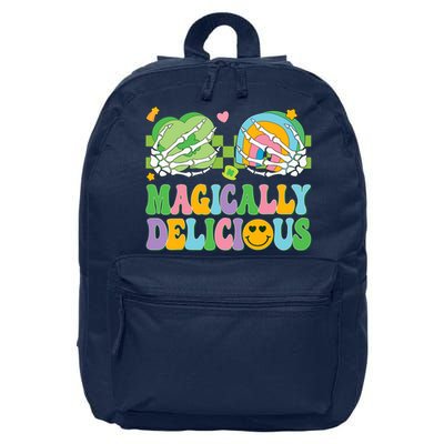 Magically Delicious Hippie St Patrick's Day Skeleton Charms 16 in Basic Backpack