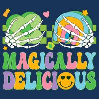 Magically Delicious Hippie St Patrick's Day Skeleton Charms 16 in Basic Backpack