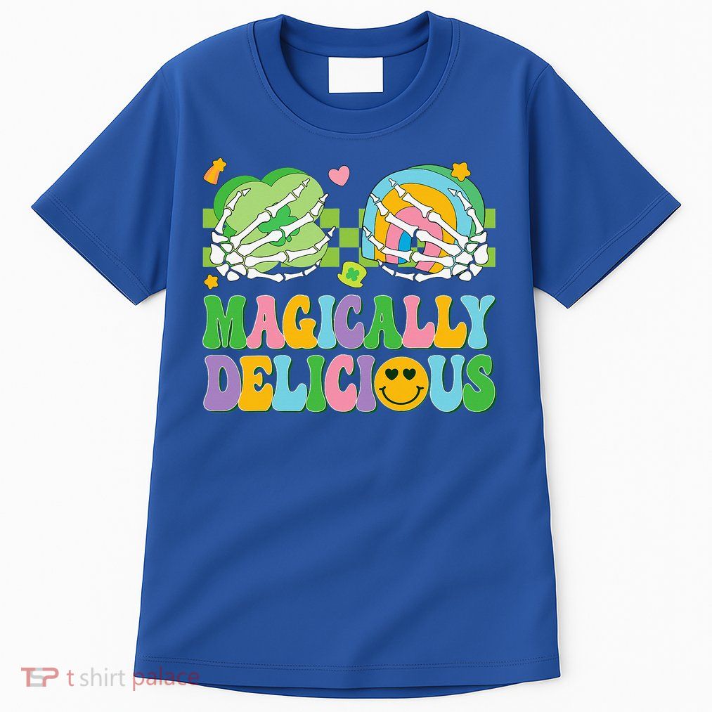 Magically Delicious Hippie St Patrick's Day Skeleton Charms Tall T-Shirt