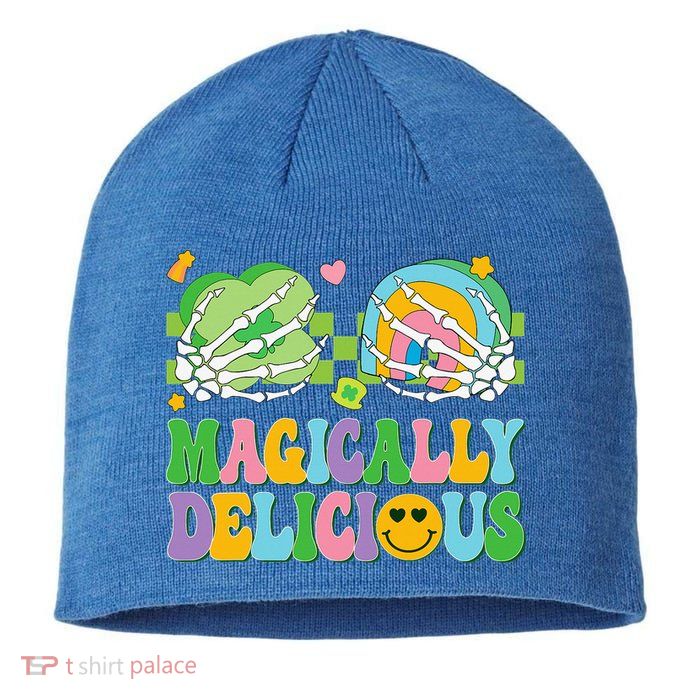 Magically Delicious Hippie St Patrick's Day Skeleton Charms Sustainable Beanie
