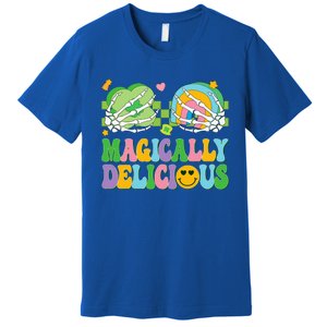 Magically Delicious Hippie St Patrick's Day Skeleton Charms Premium T-Shirt