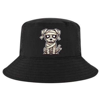 Mummy Dog Halloween Cute Funny & Spooky Pet Costume Cool Comfort Performance Bucket Hat