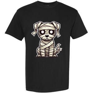 Mummy Dog Halloween Cute Funny & Spooky Pet Costume Garment-Dyed Heavyweight T-Shirt