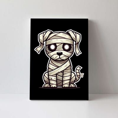 Mummy Dog Halloween Cute Funny & Spooky Pet Costume Canvas