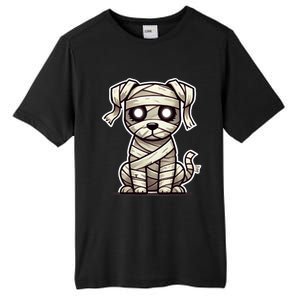 Mummy Dog Halloween Cute Funny & Spooky Pet Costume Tall Fusion ChromaSoft Performance T-Shirt