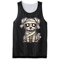 Mummy Dog Halloween Cute Funny & Spooky Pet Costume Mesh Reversible Basketball Jersey Tank