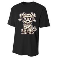 Mummy Dog Halloween Cute Funny & Spooky Pet Costume Performance Sprint T-Shirt