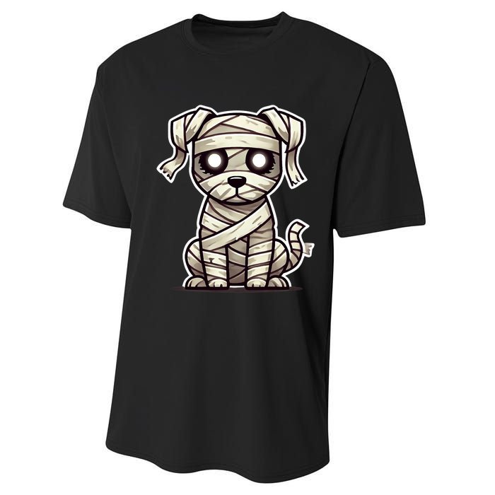 Mummy Dog Halloween Cute Funny & Spooky Pet Costume Performance Sprint T-Shirt