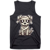 Mummy Dog Halloween Cute Funny & Spooky Pet Costume Tank Top