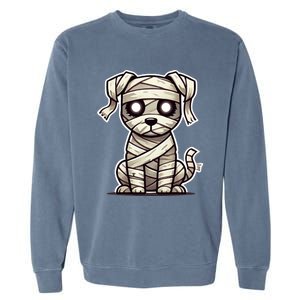 Mummy Dog Halloween Cute Funny & Spooky Pet Costume Garment-Dyed Sweatshirt