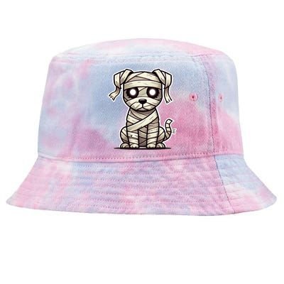 Mummy Dog Halloween Cute Funny & Spooky Pet Costume Tie-Dyed Bucket Hat